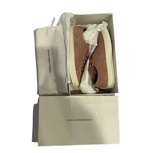 COMMON PROJECTS Original Achilles Low-Top Sneakers Suede Blush 35 New